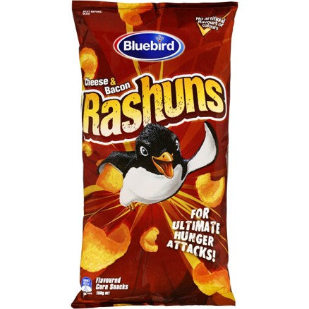 Bluebird Rashuns Snack Corn Chips 150g (16 x 150g)