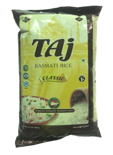 Taj Classic Basmati Rice 1kg (12 x 1kg)