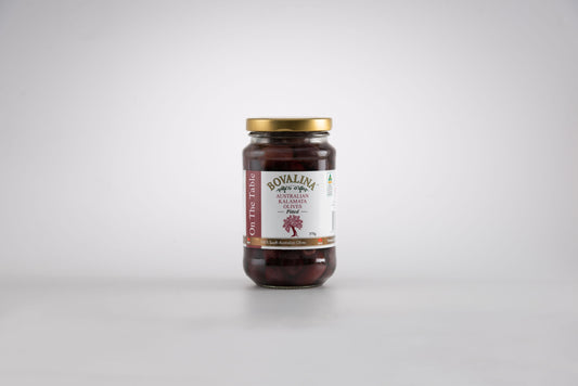 Bovalina Pitted Whole Kalamata Olives 375g