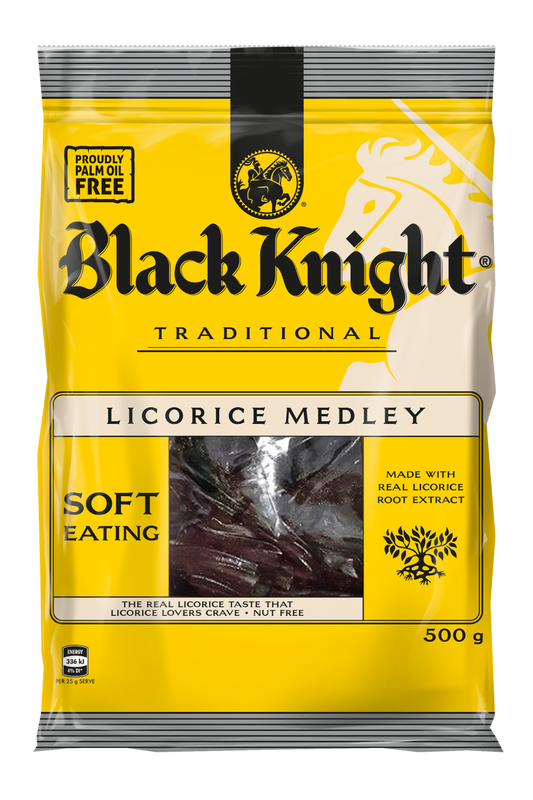 Black Knight Licorice Medley 500g (10 x 500g)