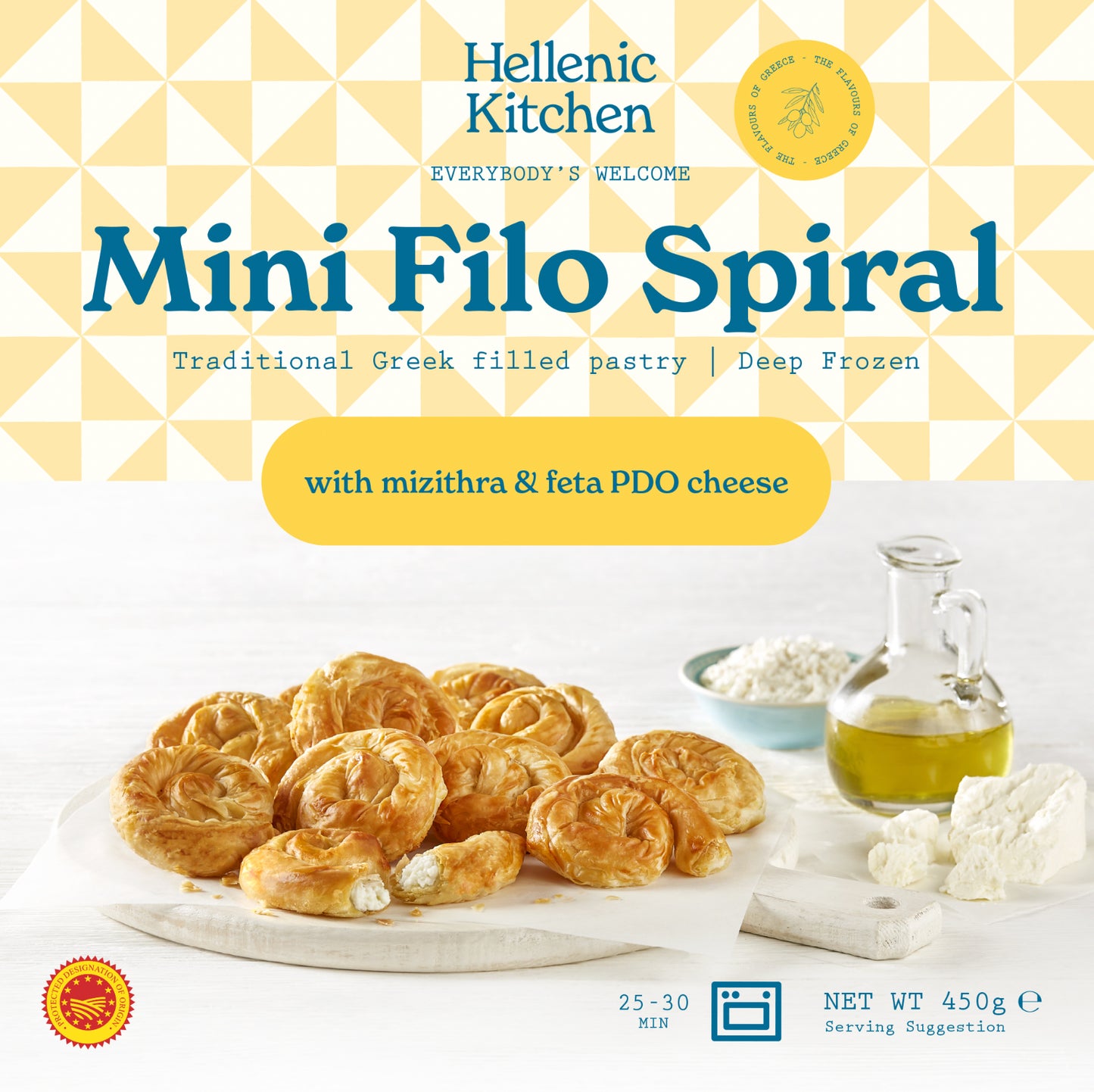 Hellenic Kitchen Feta Rollini Twist 450g