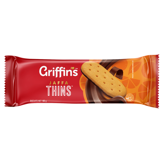 Griffins Jaffa Thins 180g (21 x 180g)