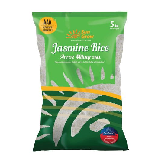 Sun Grow Jasmine Rice 5kg (3 x 5kg)