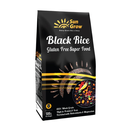 Sun Grow Black Rice 500g (12 x 500g)
