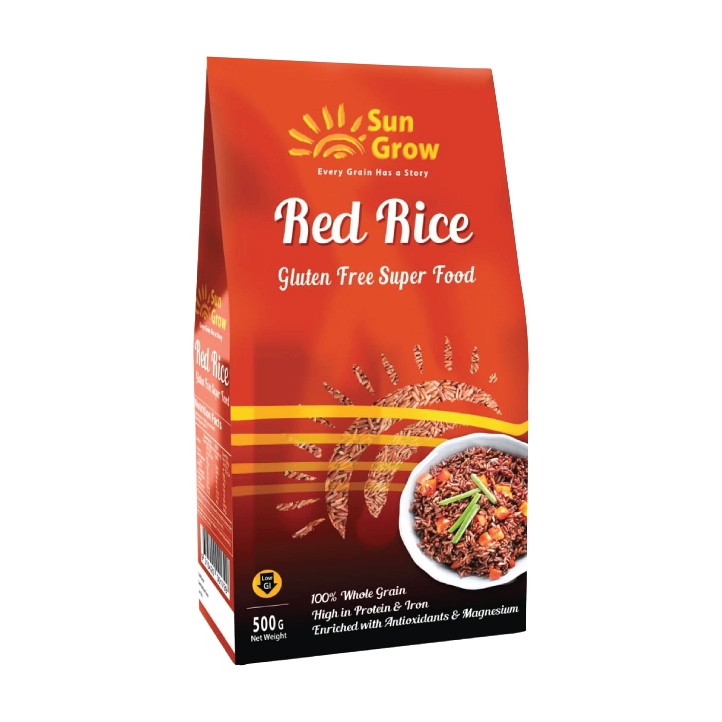 Sun Grow Red Rice 500g (12 x 500g)