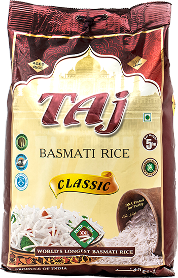 Taj Classic Basmati Rice 5kg (3 x 5kg)