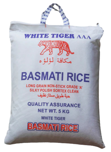 Taj White Tiger Basmati Rice 5kg (3 x 5kg)