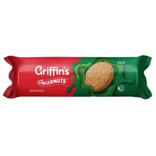 Griffins Gingernuts 250g (20 x 250g)