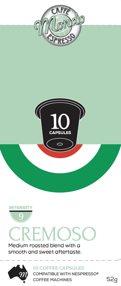 CREMOSO - Box of 10 (8 x 10 box capsules - total x80 capsules)