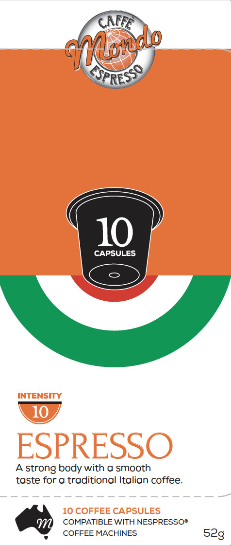ESPRESSO - Box of 10 (8 x 10 box capsules - total x80 capsules)