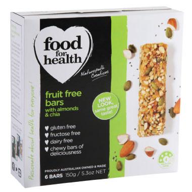 Fruit Free Bars with Almonds & Chia